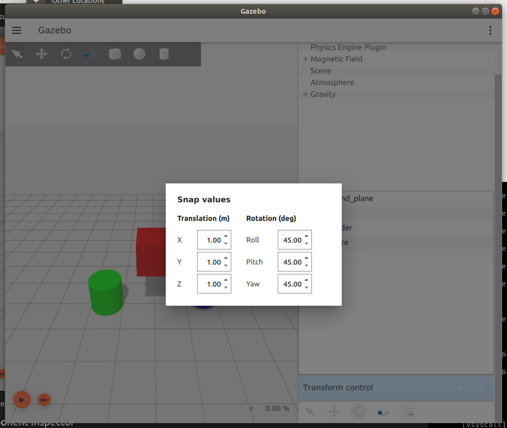 Custom snap values