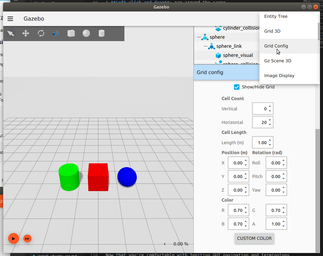 Select Grid Config