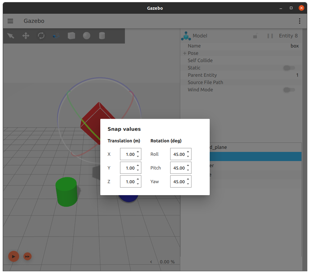 Custom snap values