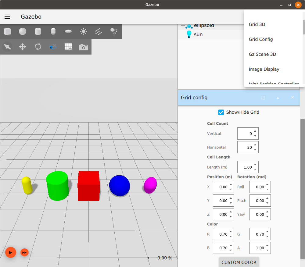 Select Grid Config