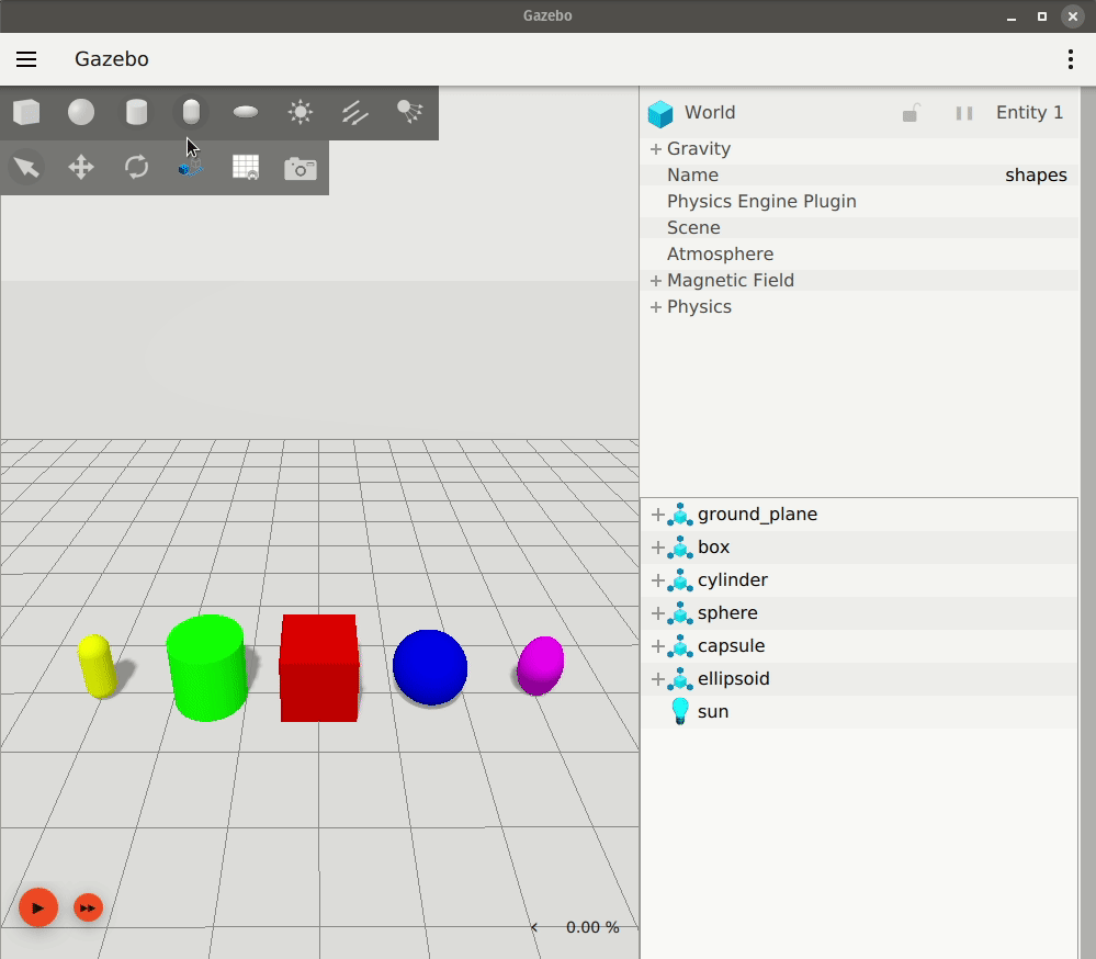 View angle for multiple entities